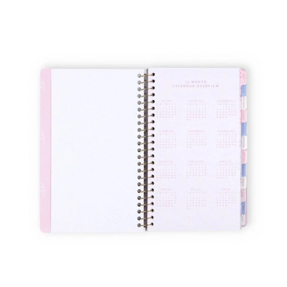 Love Shack Fancy Planner 2026 2027 Academic Student Blue Floral Rosettes New LSF